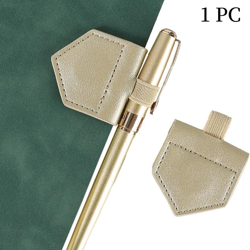 Pen Cup Magnetic - 1pc 자기 PU 가죽 북마크 펜