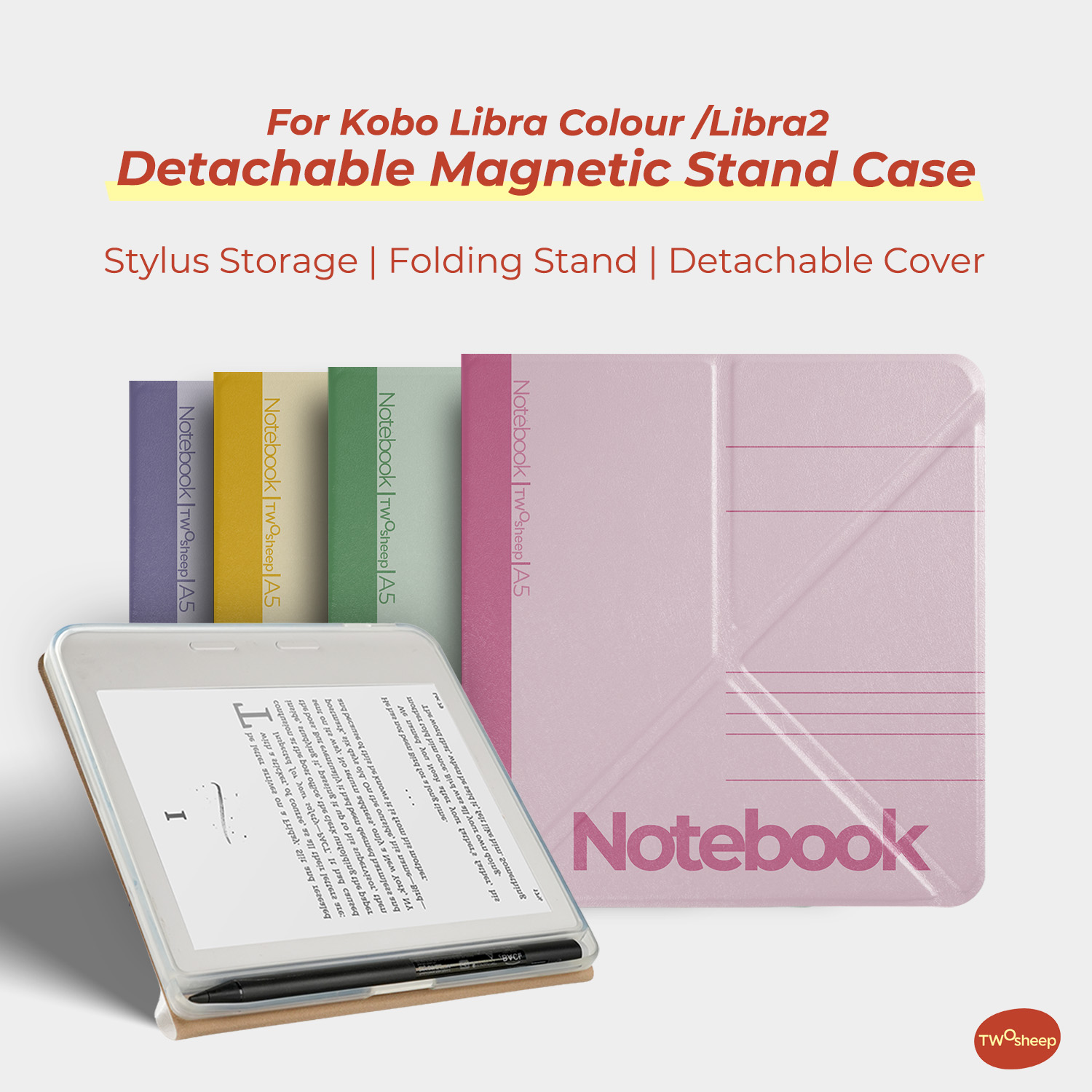 Pen Cup Magnetic - 투쉽 캠퍼스 자석 분리형 케이스 Kobo