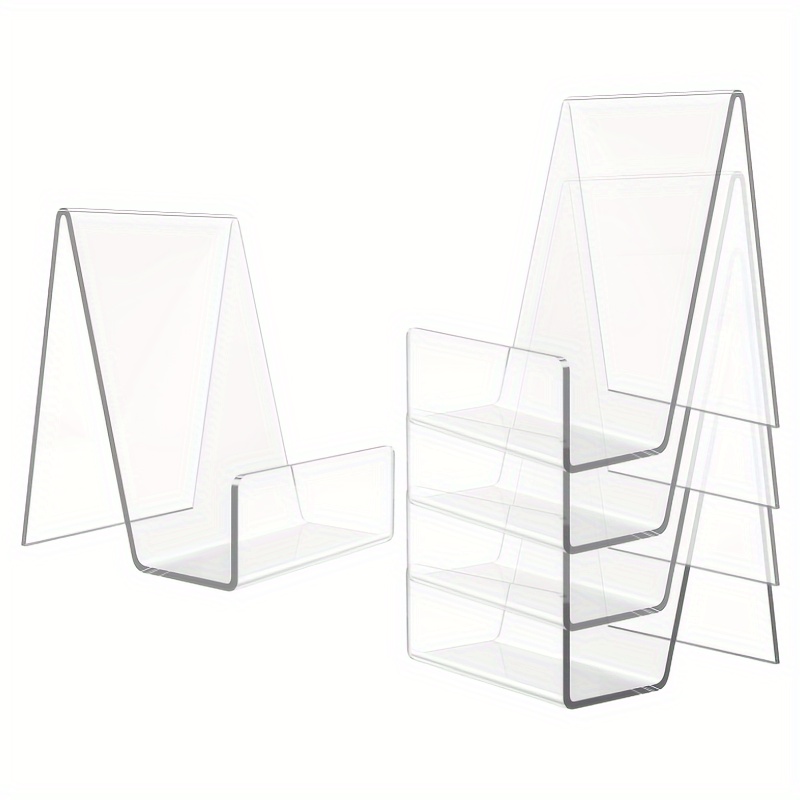 Desk Setup Photo - 4/8pcs 투명 아크릴 스탠드, 데스크탑 아크릴