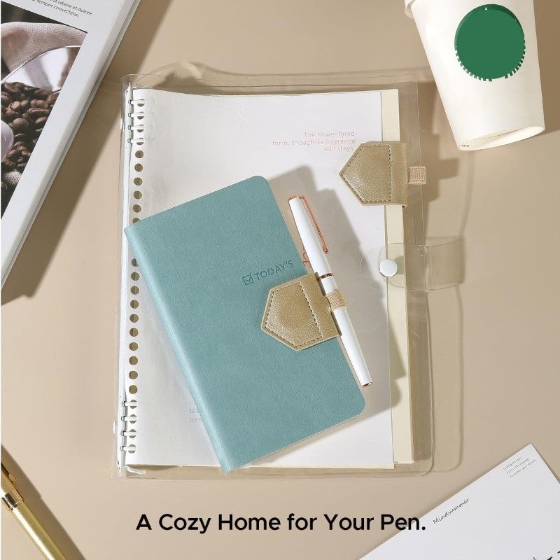 1pc 자기 PU 가죽 북마크 펜 홀더 포함 PU 가죽 - Pen Cup Magnetic 리뷰 및 가격