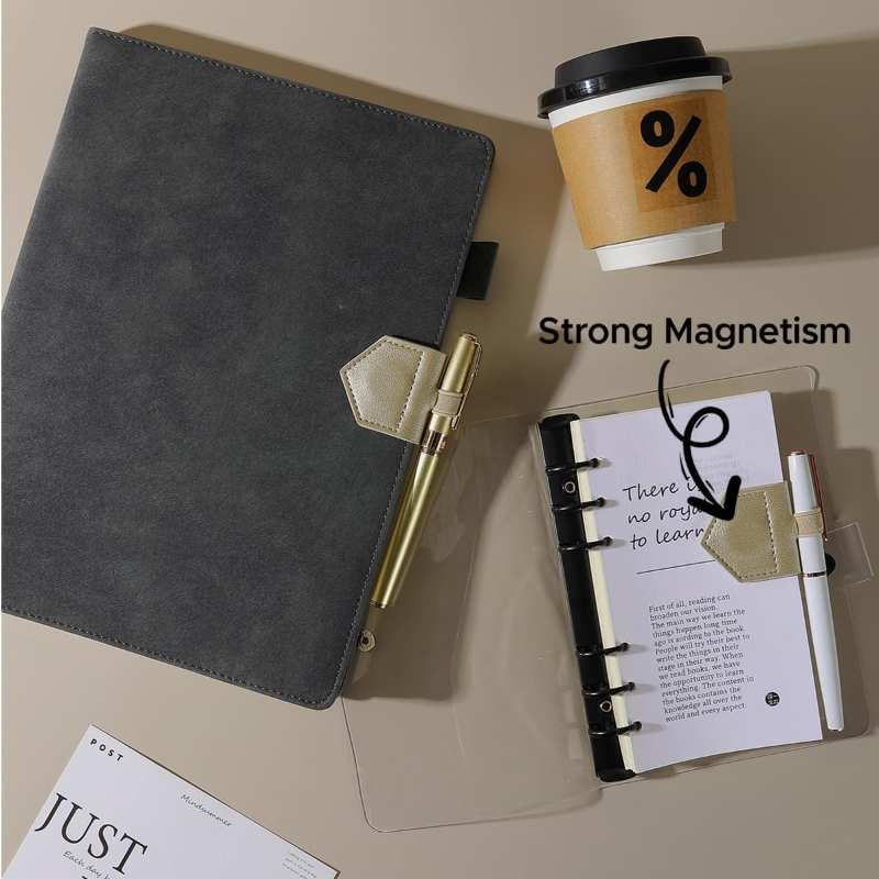 1pc 자기 PU 가죽 북마크 펜 홀더 포함 PU 가죽 - Pen Cup Magnetic 리뷰 및 가격