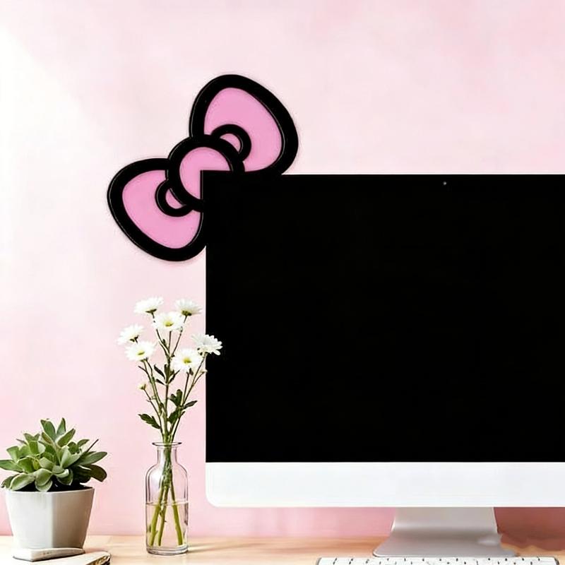 새로운 1/2Pcs 나무 Bowknot PC 액세서리  - Desk Setup Wood 리뷰 및 가격