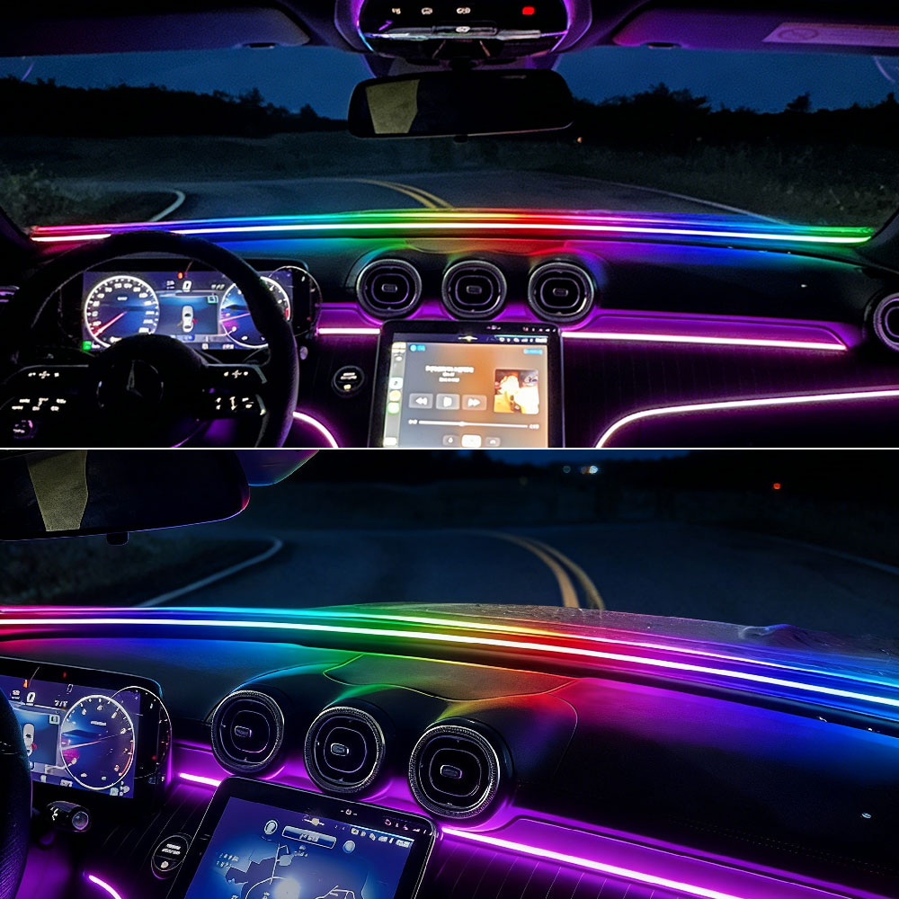 자동차 앞유리 앰비언트 라이트 스트립 140/150cm - Ambient Light Bar Usb 리뷰 및 가격