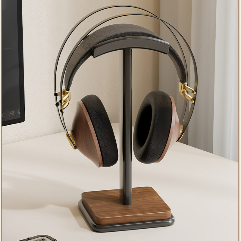 유니버설 헤드폰 스탠드 리얼 우드+메탈 게이밍 헤드셋  - Desk Setup Wood 리뷰 및 가격