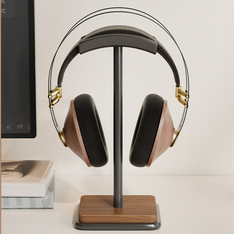유니버설 헤드폰 스탠드 리얼 우드+메탈 게이밍 헤드셋  - Desk Setup Wood 리뷰 및 가격