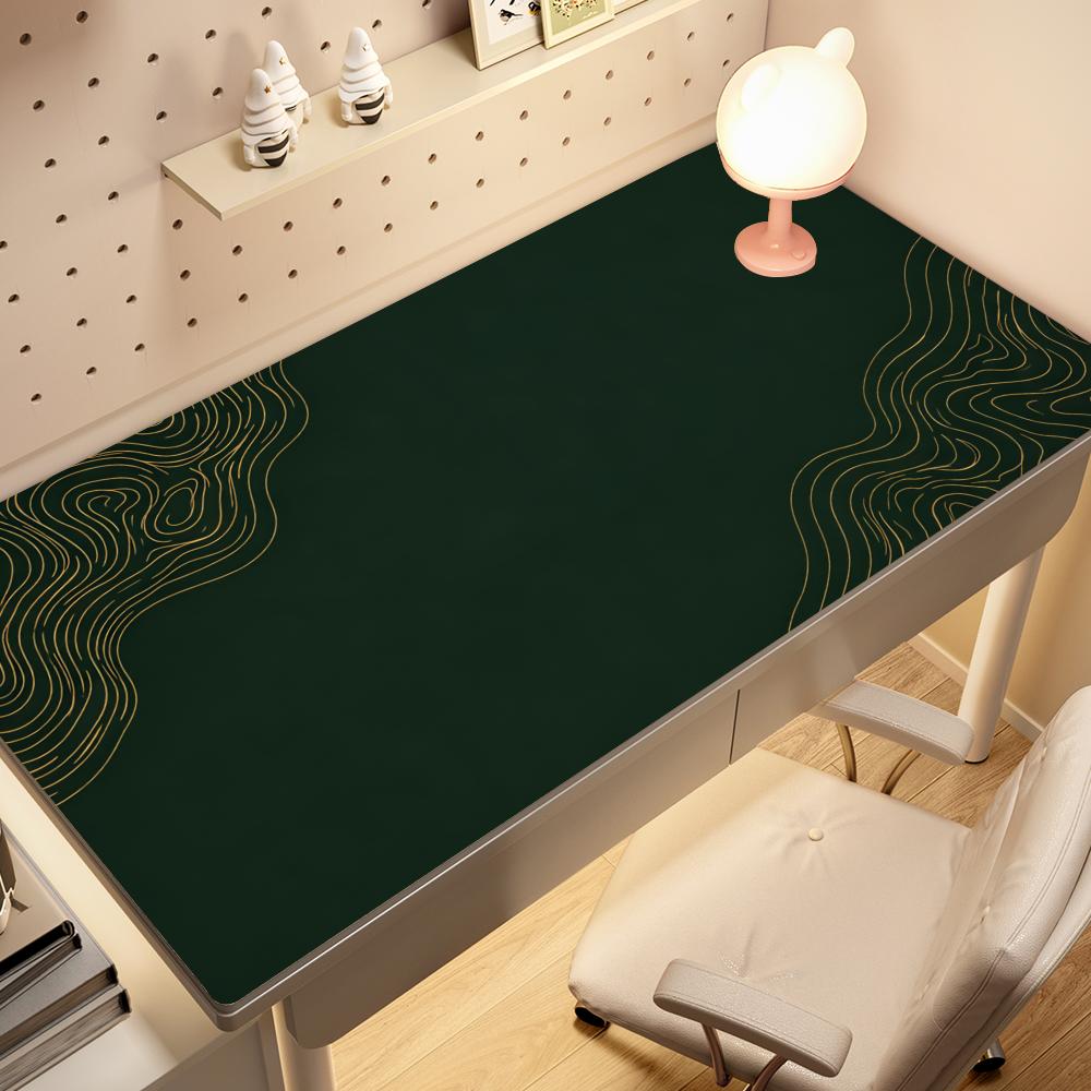 미니멀 포레스트 그린 럭셔리 데스크 매트, 확장형 마우 - Desk Setup Minimal 리뷰 및 가격