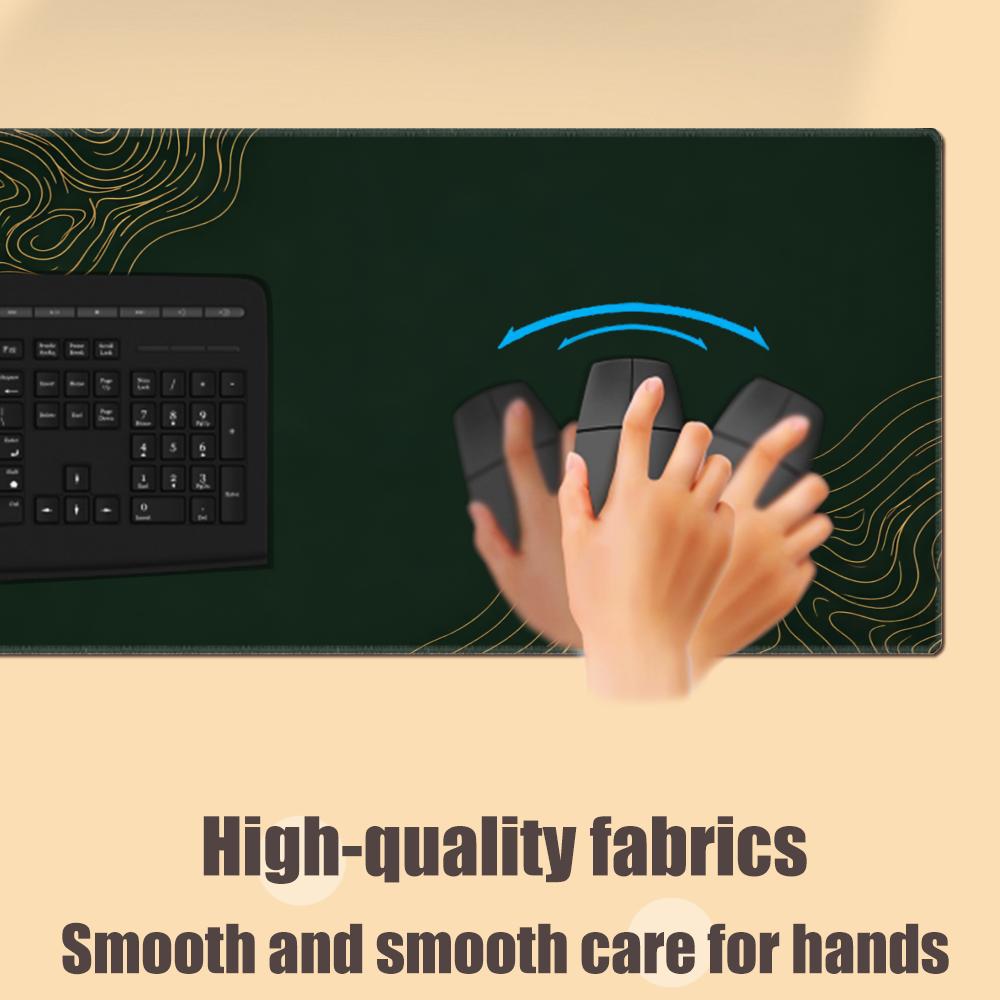미니멀 포레스트 그린 럭셔리 데스크 매트, 확장형 마우 - Desk Setup Minimal 리뷰 및 가격