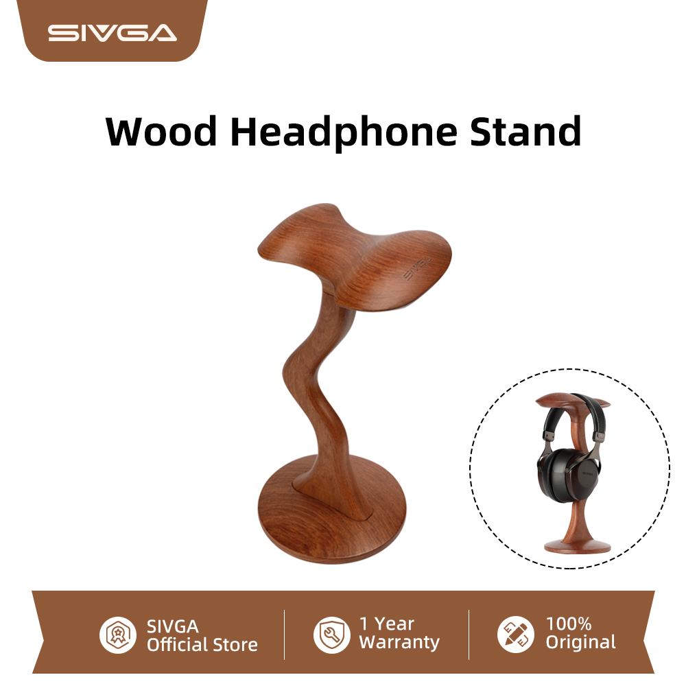 SIVGA 범용 목재 헤드폰 스탠드 헤드셋 홀더 로즈우 - Desk Setup Wood 리뷰 및 가격