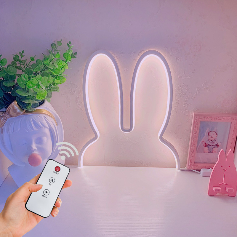 귀여운 LED 토끼 벽등 USB 전원 아기 책상 테이블 - Yellow Desk Setup 리뷰 및 가격