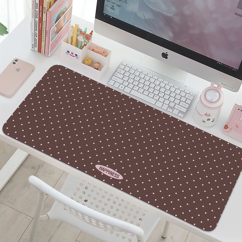 가죽 데스크 패드 보호대 한국산 화려한 물방울 무늬 Y - Yellow Desk Setup 리뷰 및 가격