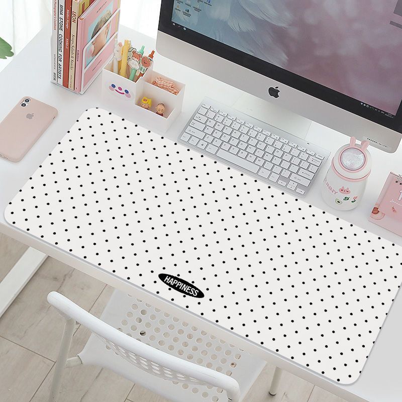 가죽 데스크 패드 보호대 한국산 화려한 물방울 무늬 Y - Yellow Desk Setup 리뷰 및 가격