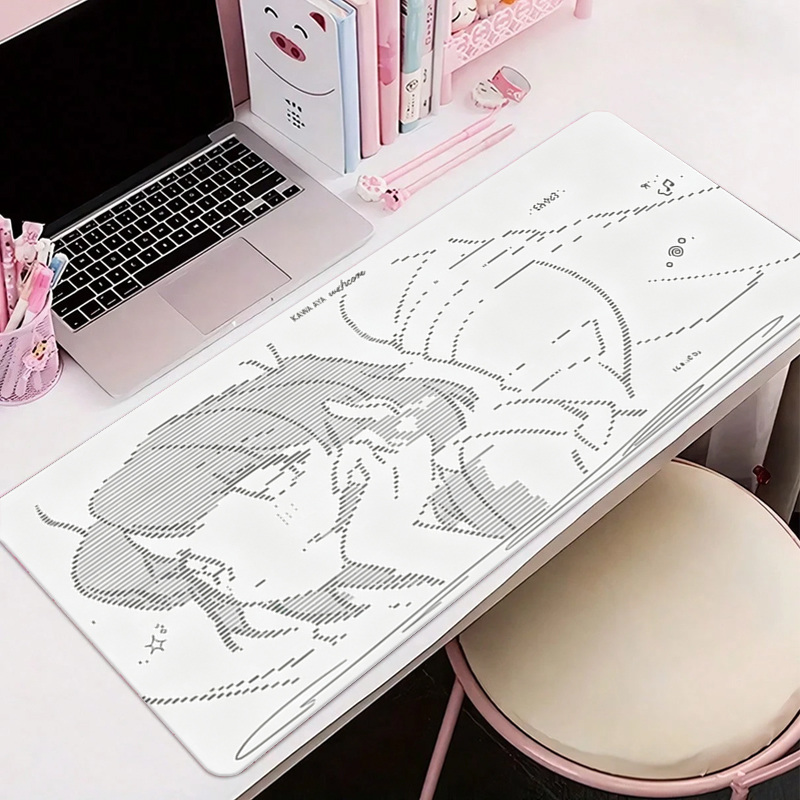 1Pcs 가죽 마우스 패드 애니메이션 엔젤 소녀 Y2k - Desk Setup Rug 리뷰 및 가격